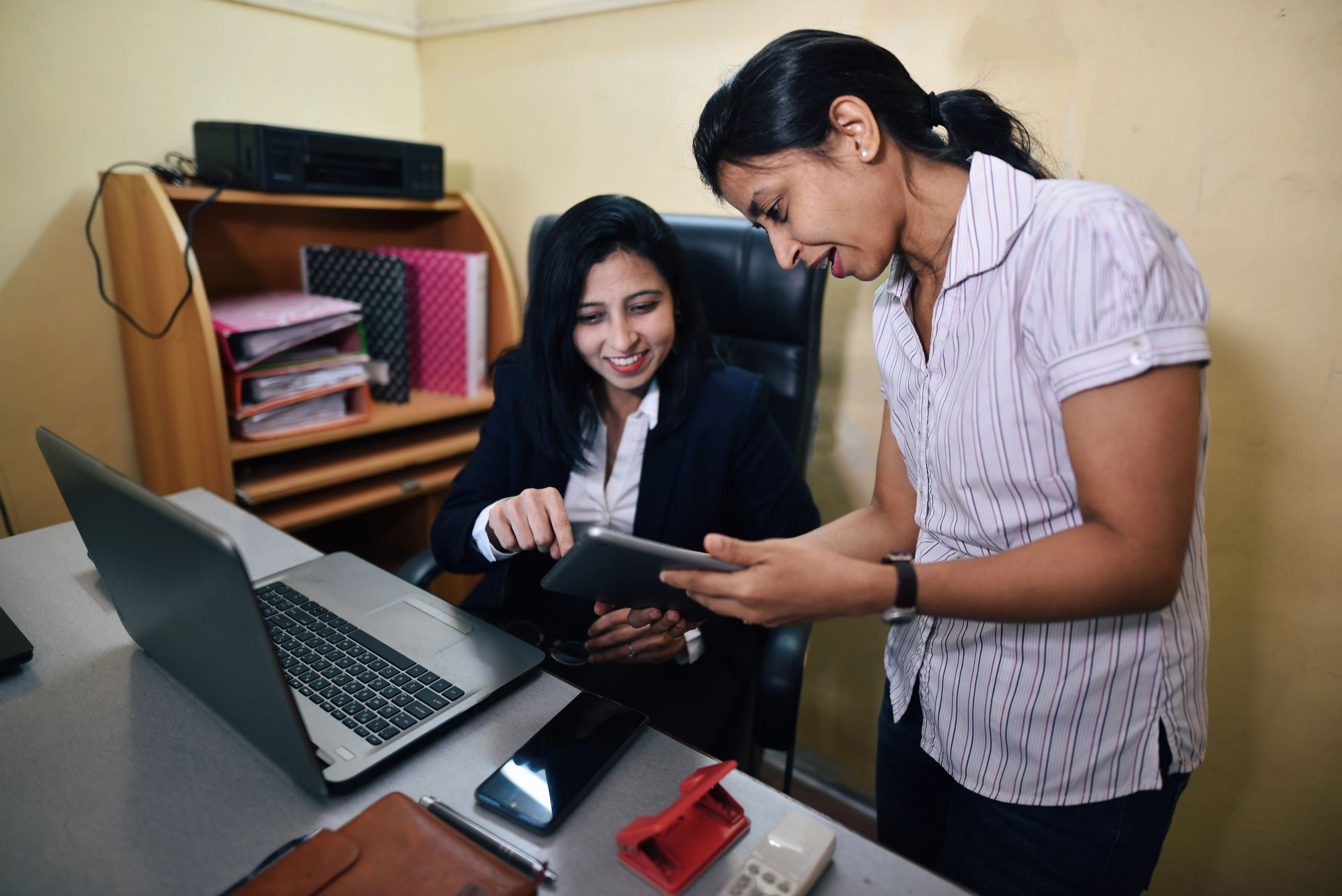 Leadership conversation in an Indian office