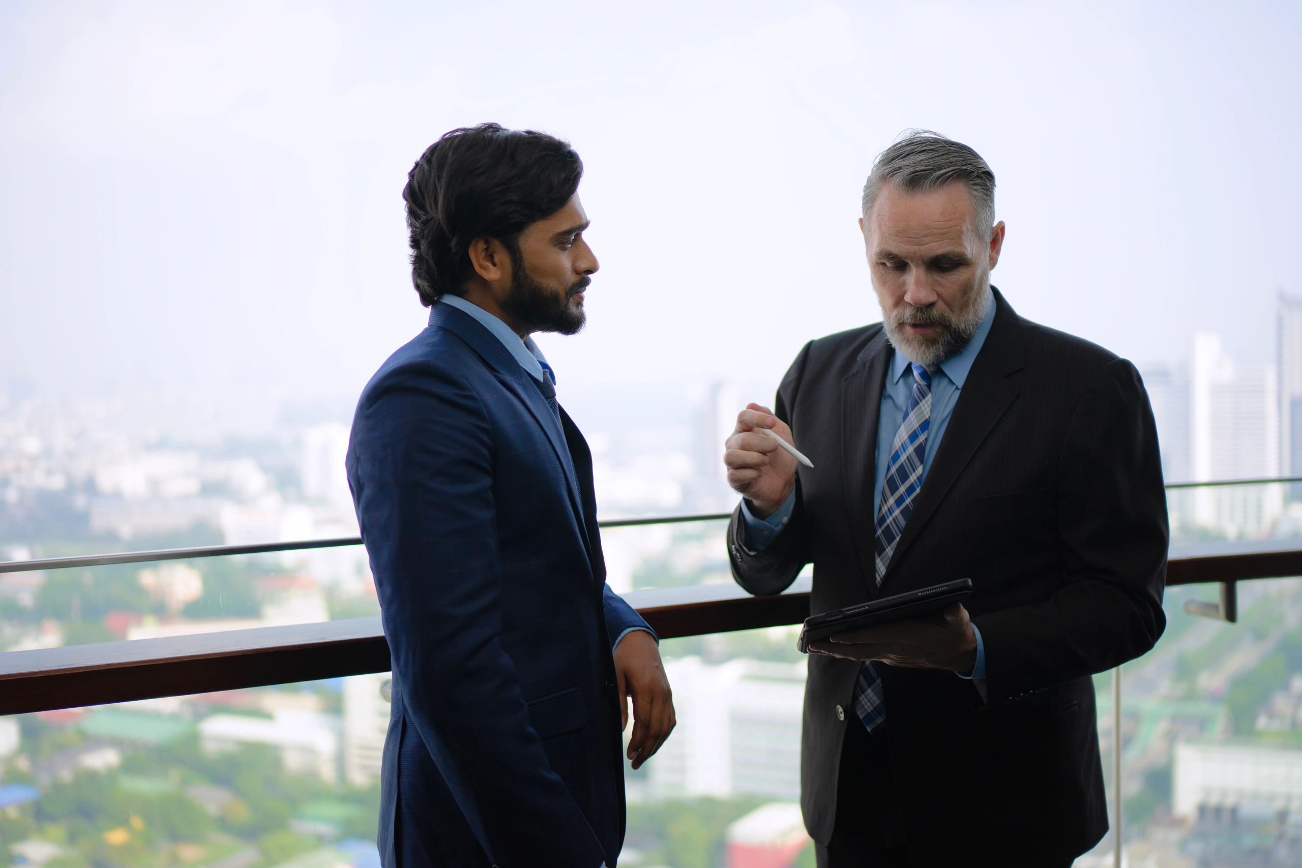Indian professionals working together in an office
